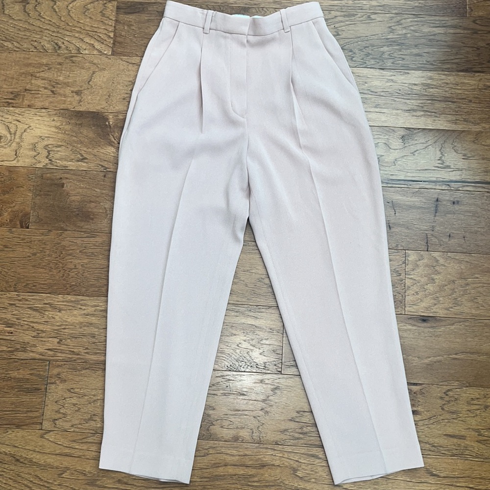 Wilfred pink tapered trousers